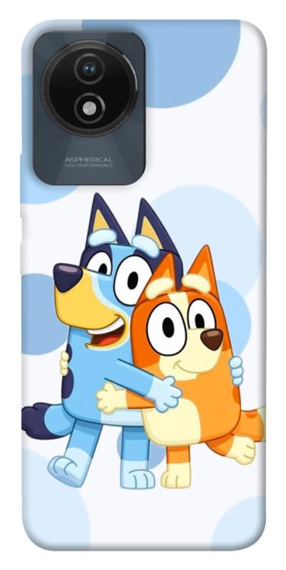 Чехол itsPrint Bluey and bingo для Vivo Y02, детские, купить оптом с доставкой