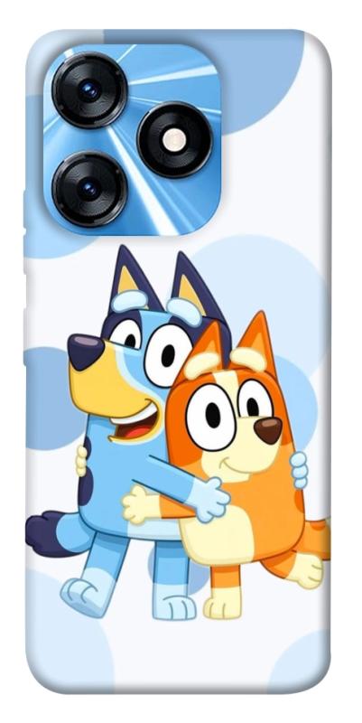 Чехол itsPrint Bluey and bingo для TECNO Spark 10 Pro, детские, купить оптом с доставкой