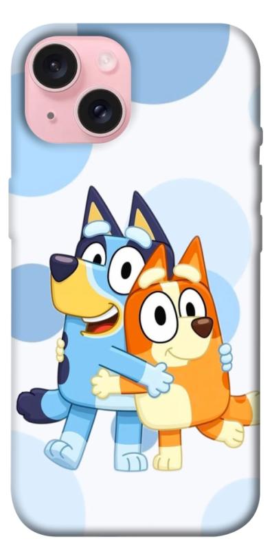 Чохол itsPrint Bluey and bingo для Apple iPhone 15 (6.1"), дитячі, купити оптом з доставкою