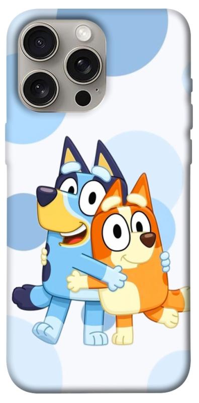 Чохол itsPrint Bluey and bingo для Apple iPhone 15 Pro Max (6.7"), дитячі, купити оптом з доставкою
