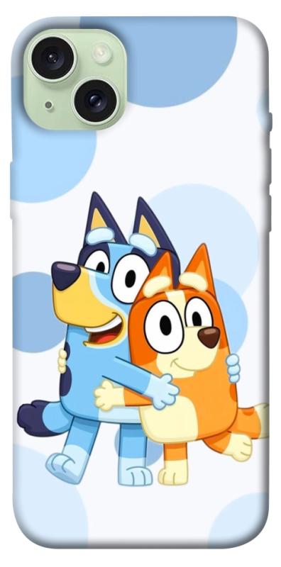 Чехол itsPrint Bluey and bingo для Apple iPhone 15 Plus (6.7"), детские, купить оптом с доставкой