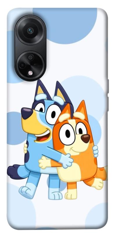 Чехол itsPrint Bluey and bingo для Oppo A58 4G, детские, купить оптом с доставкой