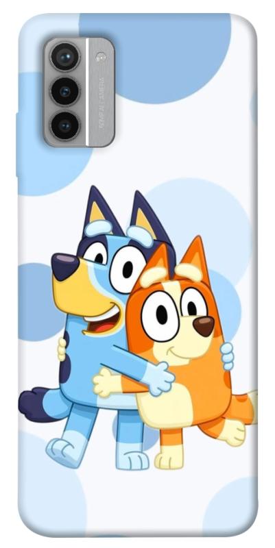Чохол itsPrint Bluey and bingo для Nokia G42, дитячі, купити оптом з доставкою