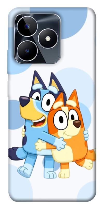 Чохол itsPrint Bluey and bingo для Realme C53, дитячі, купити оптом з доставкою