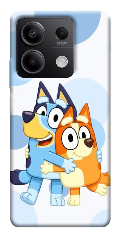 Чохол itsPrint Bluey and bingo для Xiaomi Redmi Note 13 5G, дитячі, купити оптом з доставкою