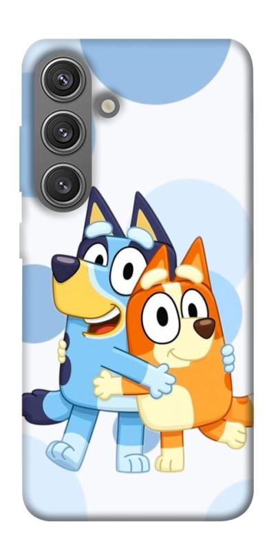 Чохол itsPrint Bluey and bingo для Samsung Galaxy S24+, дитячі, купити оптом з доставкою