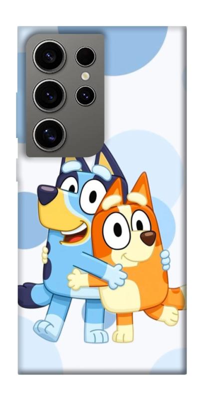 Чохол itsPrint Bluey and bingo для Samsung Galaxy S24 Ultra, дитячі, купити оптом з доставкою