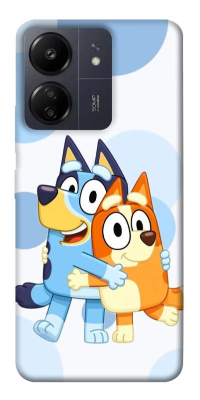 Чохол itsPrint Bluey and bingo для Xiaomi Redmi 13C, дитячі, купити оптом з доставкою