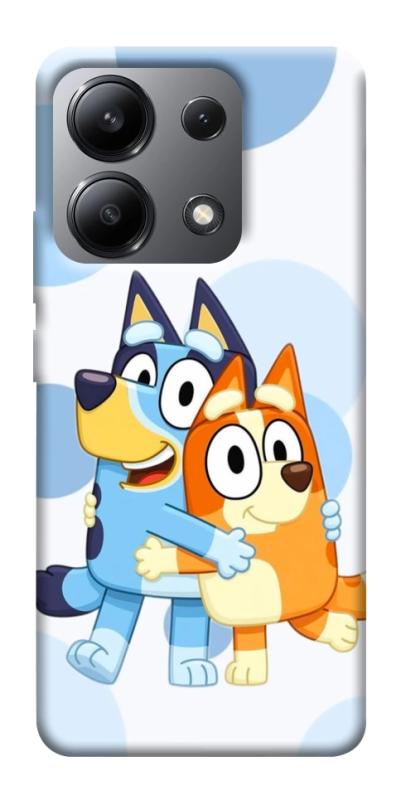Чехол itsPrint Bluey and bingo для Xiaomi Redmi Note 13 4G, детские, купить оптом с доставкой
