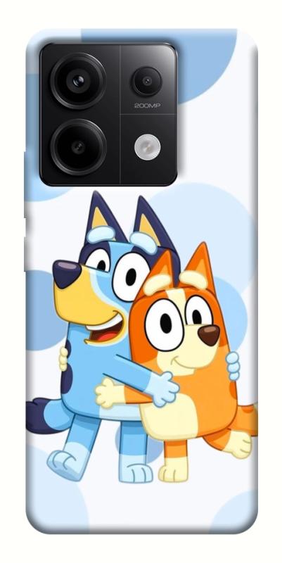 Чехол itsPrint Bluey and bingo для Xiaomi Redmi Note 13 Pro 4G, детские, купить оптом с доставкой