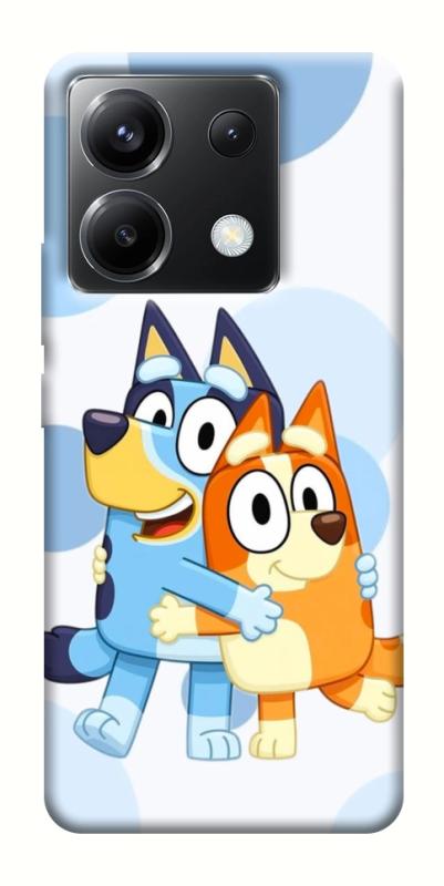 Чохол itsPrint Bluey and bingo для Xiaomi Poco X6, дитячі, купити оптом з доставкою