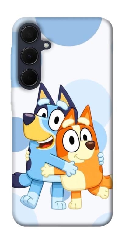 Чехол itsPrint Bluey and bingo для Samsung Galaxy A55, детские, купить оптом с доставкой
