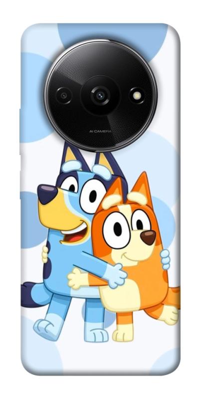 Чохол itsPrint Bluey and bingo для Xiaomi Redmi A3, дитячі, купити оптом з доставкою