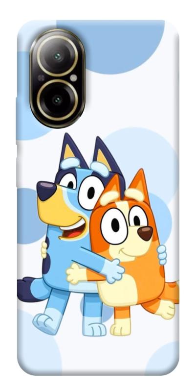 Чохол itsPrint Bluey and bingo для Realme C67 4G, дитячі, купити оптом з доставкою