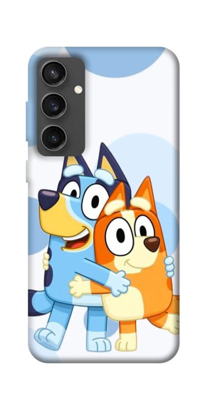 Чохол itsPrint Bluey and bingo для Samsung Galaxy S24 FE, дитячі, купити оптом з доставкою