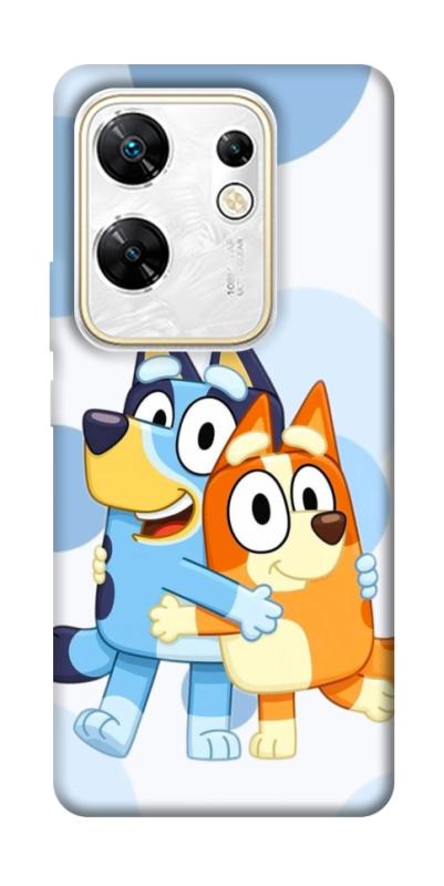 Чохол itsPrint Bluey and bingo для Infinix Zero 30 4G, дитячі, купити оптом з доставкою
