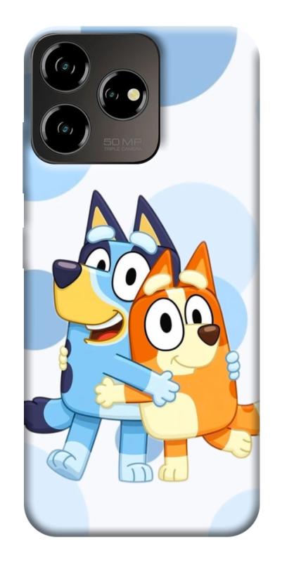 Чехол itsPrint Bluey and bingo для ZTE Blade V50 Desing 4G, детские, купить оптом с доставкой