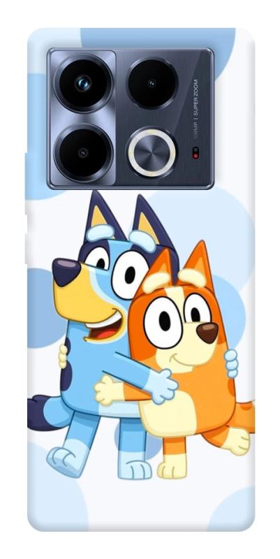 Чохол itsPrint Bluey and bingo для Infinix Note 40 4G, дитячі, купити оптом з доставкою