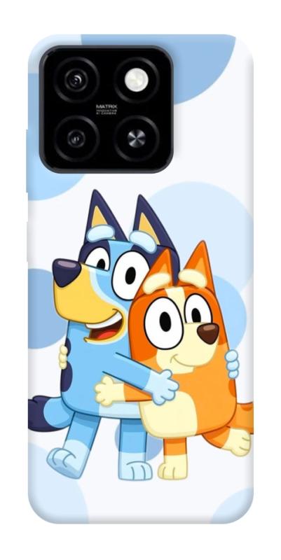 Чохол itsPrint Bluey and bingo для ZTE Blade A55 4G, дитячі, купити оптом з доставкою