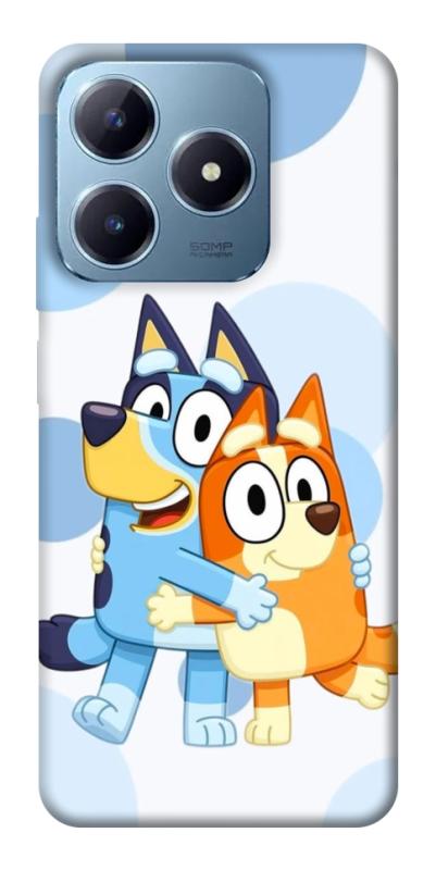 Чохол itsPrint Bluey and bingo для Realme C63 4G, дитячі, купити оптом з доставкою