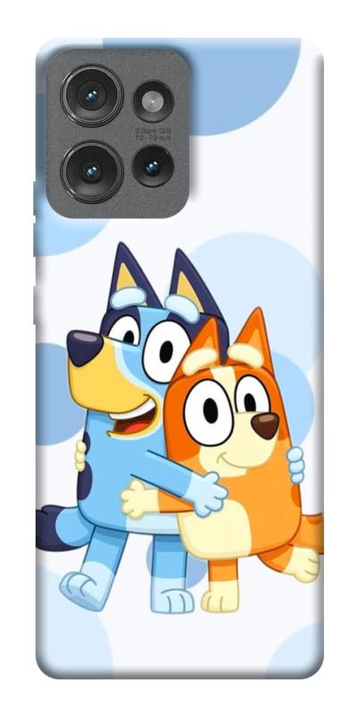 Чехол itsPrint Bluey and bingo для Motorola Edge 50, детские, купить оптом с доставкой