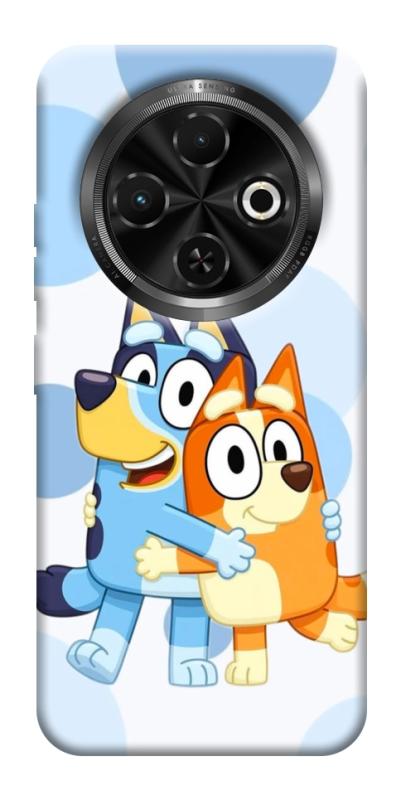 Чехол itsPrint Bluey and bingo для TECNO Spark 30C, детские, купить оптом с доставкой