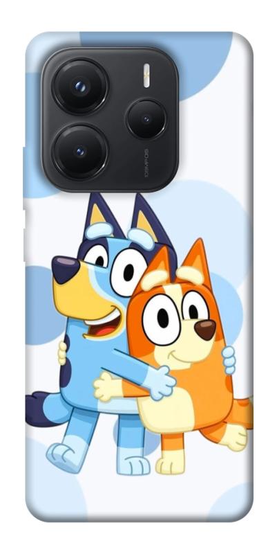 Чехол itsPrint Bluey and bingo для Xiaomi Redmi Note 14 5G, детские, купить оптом с доставкой