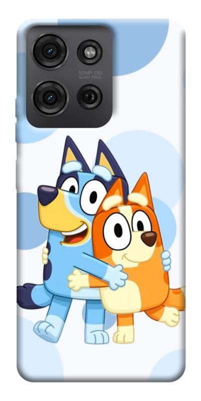 Чехол itsPrint Bluey and bingo для Motorola Moto G75 5G, детские, купить оптом с доставкой