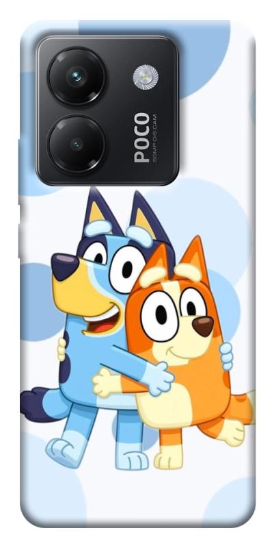 Чохол itsPrint Bluey and bingo для Xiaomi Poco M7 Pro 5G, дитячі, купити оптом з доставкою