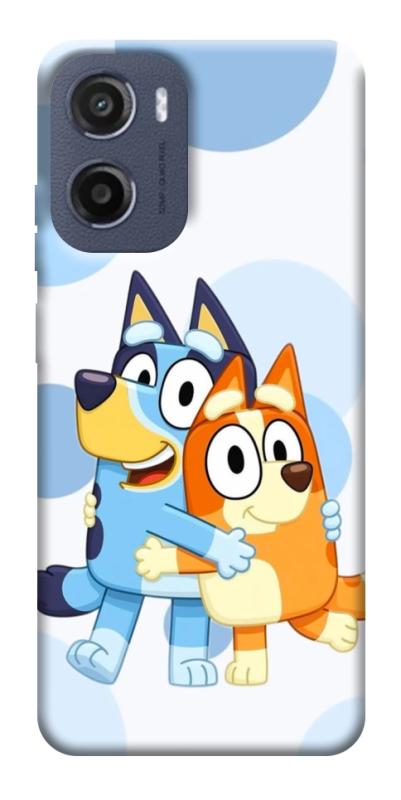 Чехол itsPrint Bluey and bingo для Motorola Moto G05, детские, купить оптом с доставкой