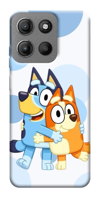 Чехол itsPrint Bluey and bingo для Motorola Moto G15 4G, детские, купить оптом с доставкой