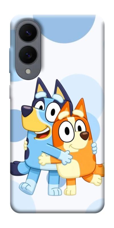 Чохол itsPrint Bluey and bingo для Samsung Galaxy S25 Edge, дитячі, купити оптом з доставкою