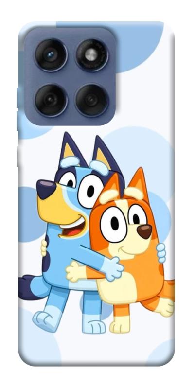 Чохол itsPrint Bluey and bingo для Motorola Edge 60 Fusion, дитячі, купити оптом з доставкою