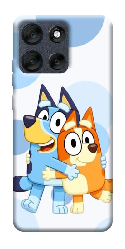 Чохол itsPrint Bluey and bingo для Motorola Moto G56 5G, дитячі, купити оптом з доставкою