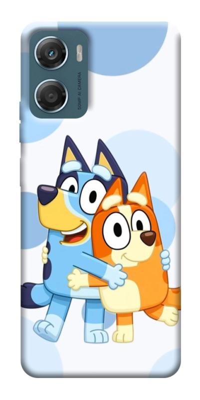 Чохол itsPrint Bluey and bingo для Motorola Moto G06, дитячі, купити оптом з доставкою