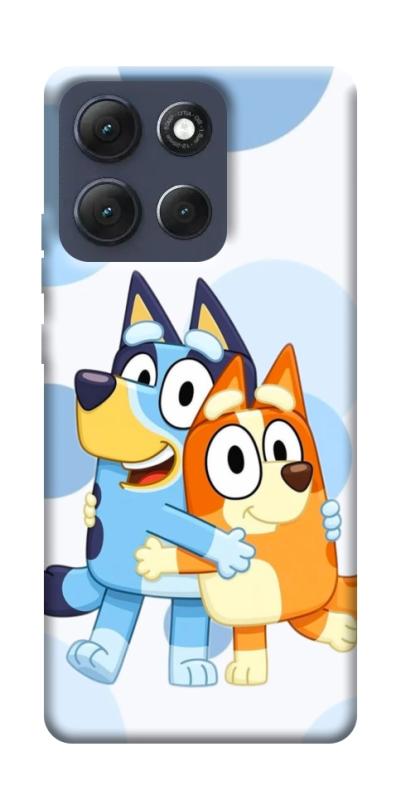 Чохол itsPrint Bluey and bingo для Motorola Moto G86 Power, дитячі, купити оптом з доставкою