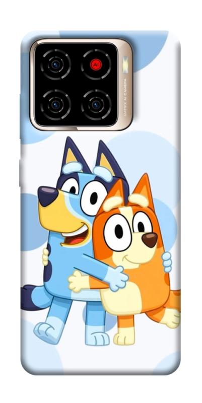Чехол itsPrint Bluey and bingo для ZTE Blade A56, детские, купить оптом с доставкой