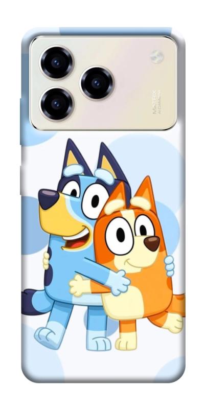 Чехол itsPrint Bluey and bingo для ZTE Blade A76, детские, купить оптом с доставкой
