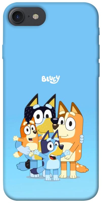 Чохол itsPrint Bluey family для Apple iPhone 7 / 8 (4.7"), дитячі, купити оптом з доставкою