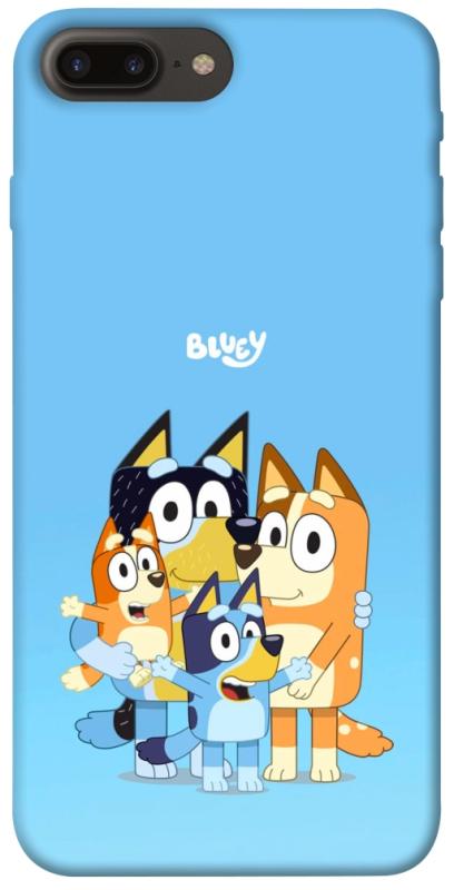 Чохол itsPrint Bluey family для Apple iPhone 7 plus / 8 plus (5.5"), дитячі, купити оптом з доставкою