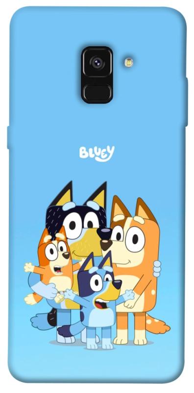 Чохол itsPrint Bluey family для Samsung A530 Galaxy A8 (2018), дитячі, купити оптом з доставкою