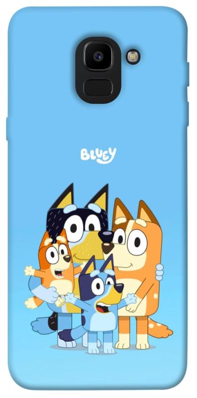 Чехол itsPrint Bluey family для Samsung J600F Galaxy J6 (2018), детские, купить оптом с доставкой