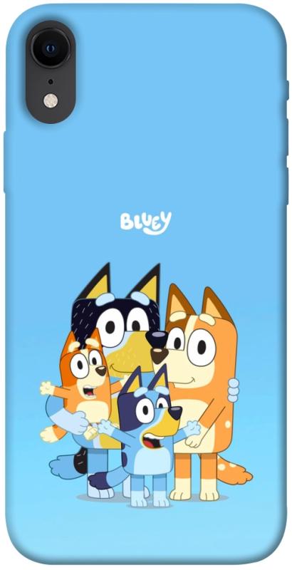 Чехол itsPrint Bluey family для Apple iPhone XR (6.1"), детские, купить оптом с доставкой