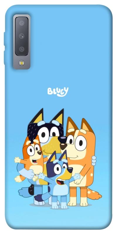 Чехол itsPrint Bluey family для Samsung A750 Galaxy A7 (2018), детские, купить оптом с доставкой