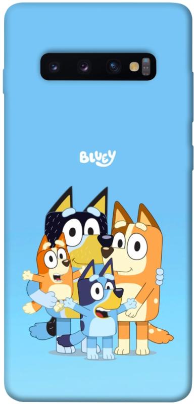 Чохол itsPrint Bluey family для Samsung Galaxy S10+, дитячі, купити оптом з доставкою