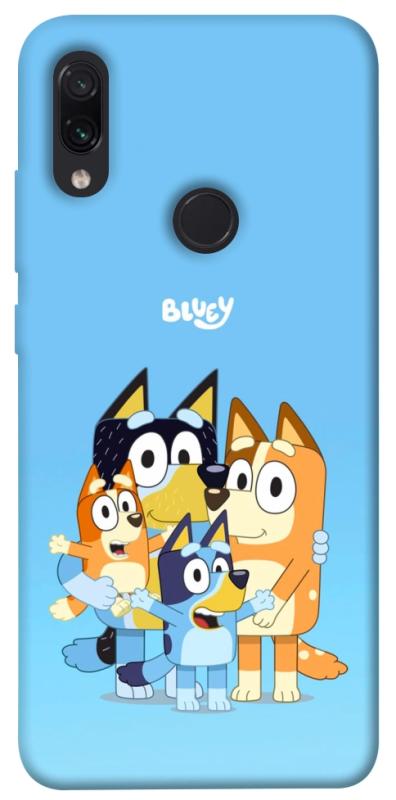 Чехол itsPrint Bluey family для Xiaomi Redmi Note 7 / Note 7 Pro / Note 7s, детские, купить оптом с доставкой