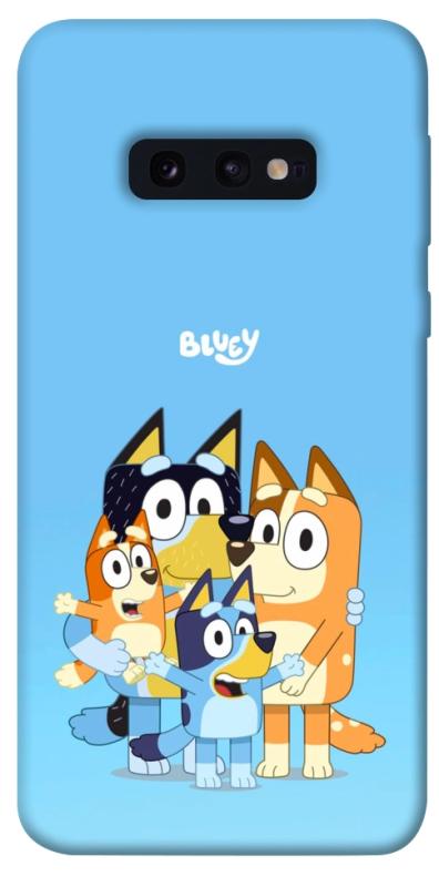 Чехол itsPrint Bluey family для Samsung Galaxy S10e, детские, купить оптом с доставкой