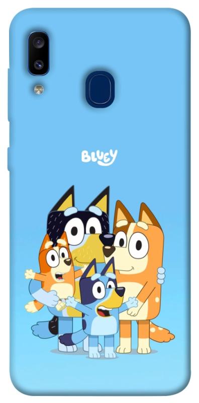 Чохол itsPrint Bluey family для Samsung Galaxy A20 / A30, дитячі, купити оптом з доставкою
