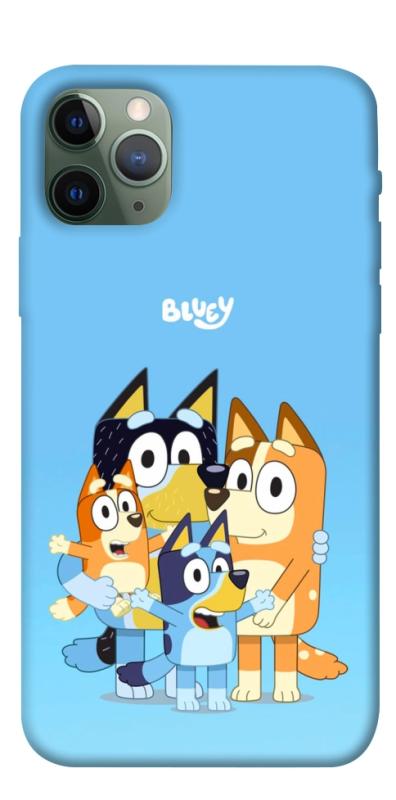 Чехол itsPrint Bluey family для Apple iPhone 11 Pro (5.8"), детские, купить оптом с доставкой
