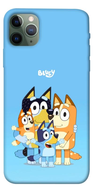 Чехол itsPrint Bluey family для Apple iPhone 11 Pro Max (6.5"), детские, купить оптом с доставкой